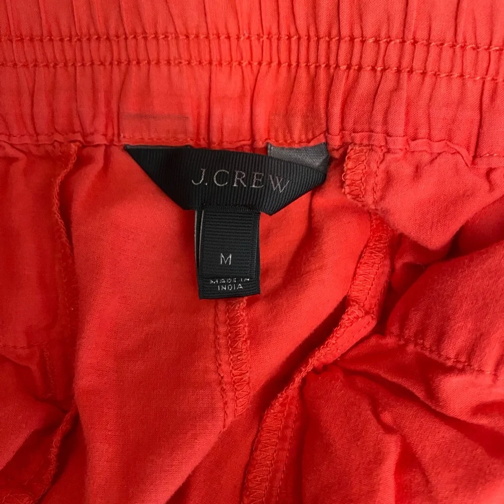 J. Crew | Coral Eyelet Cotton Shorts | M